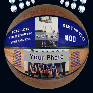 2 PHOTO and Personalised Custom Made Basketball