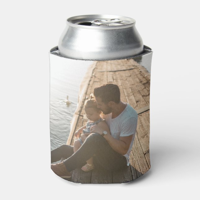 2 Photo Collage Can Cooler (Can Front)