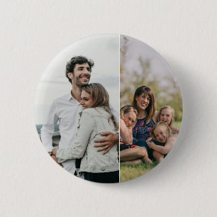 2 Photo Custom 6 Cm Round Badge