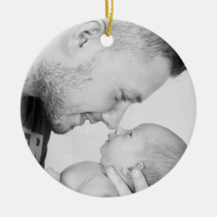 2 Photo Custom  Ceramic Ornament