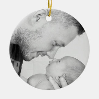 2 Photo Custom  Ceramic Ornament