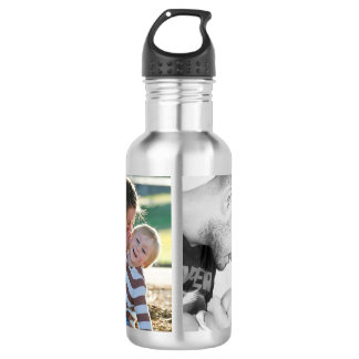 2 Photo Custom Double Sided 532 Ml Water Bottle