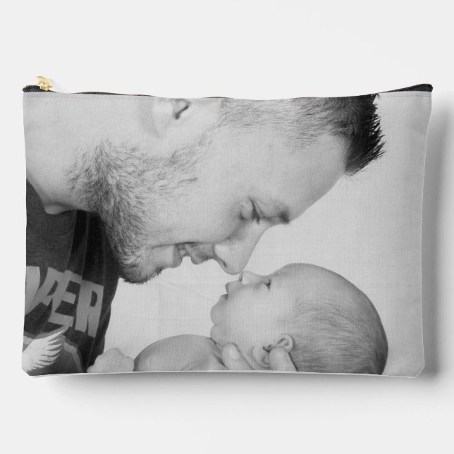 2 Photo Custom Double Sided  Accessory Pouch (Front)