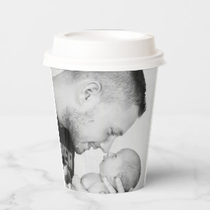 2 Photo Custom Double Sided  Paper Cups