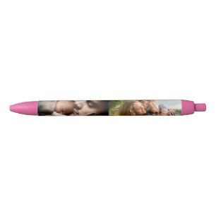 2 Photo Custom Personalised Black Ink Pen