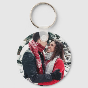 2 Photo Double Sided Custom Key Ring
