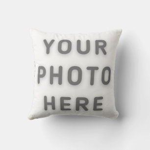 2 Photo Double-sided DIY Front Back Template Cushion