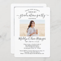 2 Photo Drive-By Graduation Party Car Parade