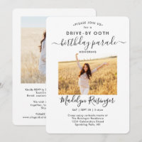 2 Photo Drive-By Social Distancing Birthday Party