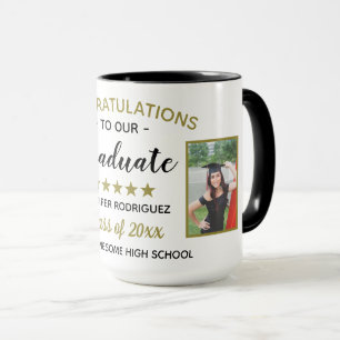 2 Photo Graduation Congratulations Graduate Custom Mug