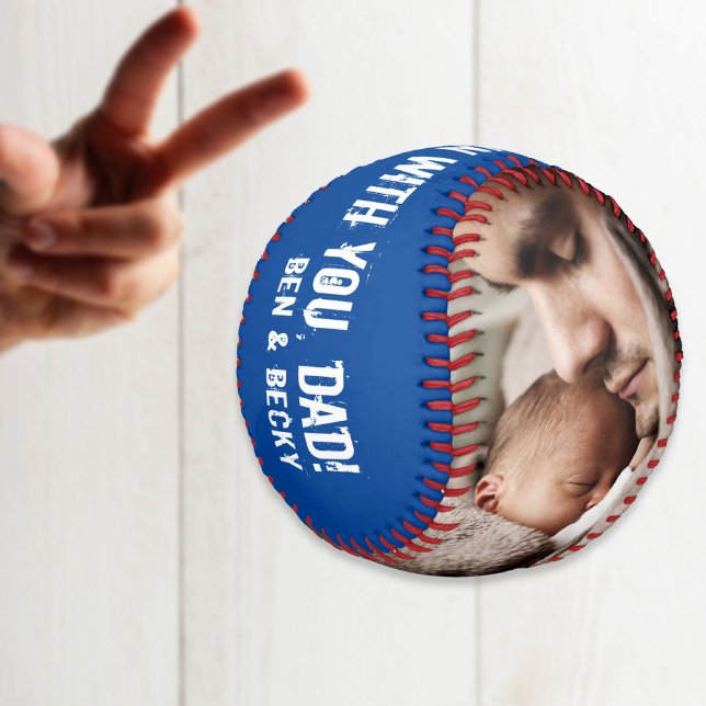 2 Photo Home Run Dad Father's Day Baseball (Creator Uploaded)