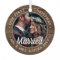 2 Photo Newlyweds 1st Xmas Married Faux Barn Wood