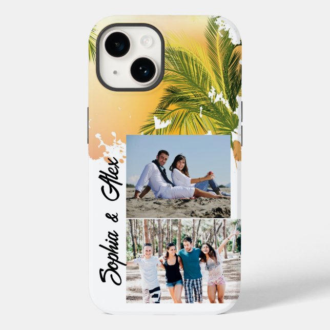 2 Photo personalised Case-Mate iPhone Case (Back)