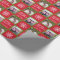 2 Photo - Red Green Merry Christmas Snowflakes