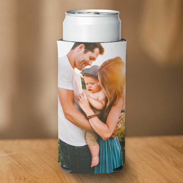 2 Photo Template Double Sided Thin Can Cooler (Creator Uploaded)