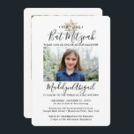 2 Photo Virtual Drive-by Bat Mitzvah Modern Zoom Invitation<br><div class="desc">Whether friends and family are practicing social distancing or just live far away, connect with them online with a virtual bat mitzvah ceremony and drive-by celebration. This stylish modern invitation makes it possible to share 2 photos and invite guests to a long distance online event via livestreaming. All text is...</div>