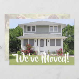 2 Photo We've Moved New Home Change of Address Announcement