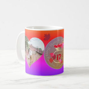 2 Photos17th Wedding Anniversary  Coffee Mug