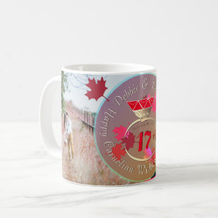 2 Photos 17th Wedding Anniversary  Coffee Mug