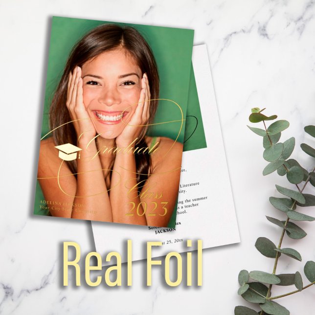 2 photos class of 2024 graduation announcement (Creator Uploaded)