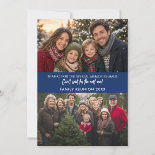 2 Photos - Family Reunion Memories Holiday Card