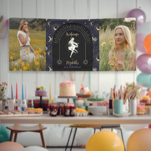 2 Photos Mystic Zodiac Aries 21st Birthday  Banner