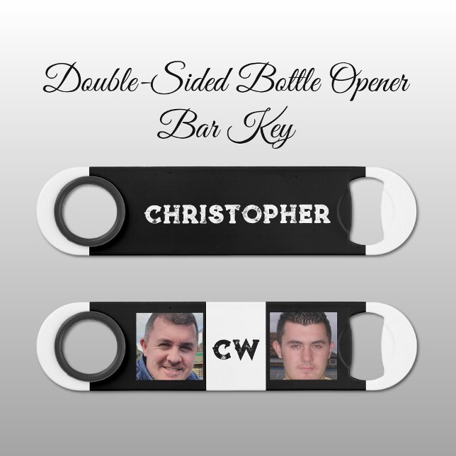 2 photos name initials white black (Creator Uploaded)