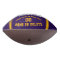 2 Photos, Personalised Football, Purple and Gold