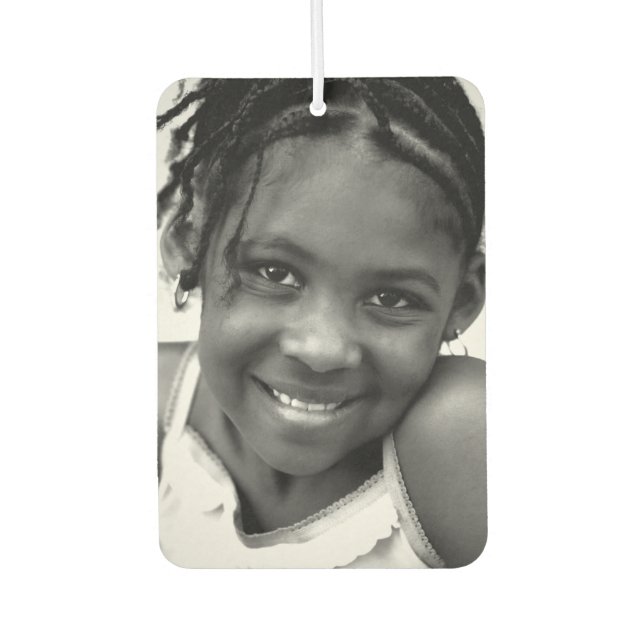 2 Photos Personalised Make Your Own DYI Auto Car Car Air Freshener (Front)