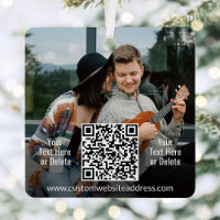 2 Photos & QR Codes Scannable Website Link Square