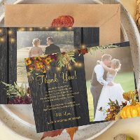 2 photos rustic fall floral barn wood wedding
