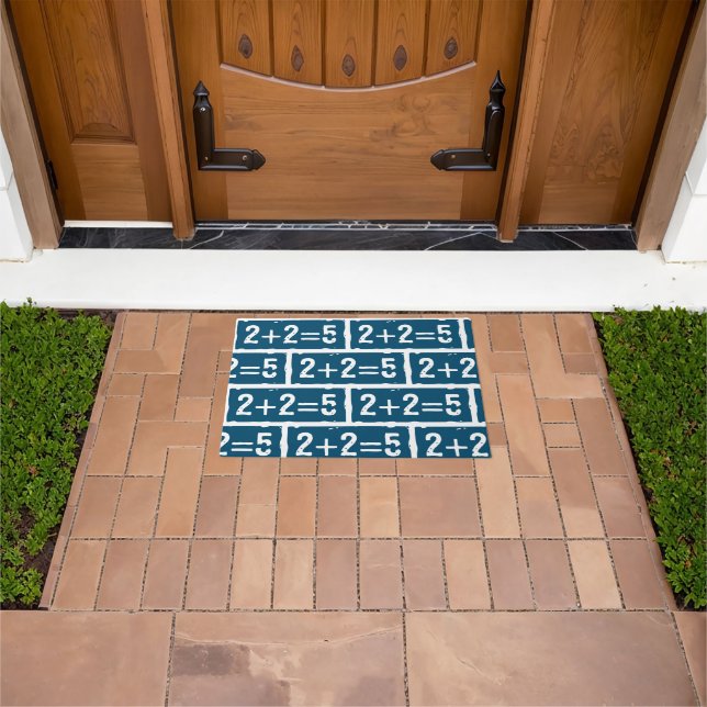 2 plus 2 equals 5 doormat (Outdoor)