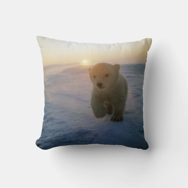 #2-Polar Bear Cub Cushion (Front)