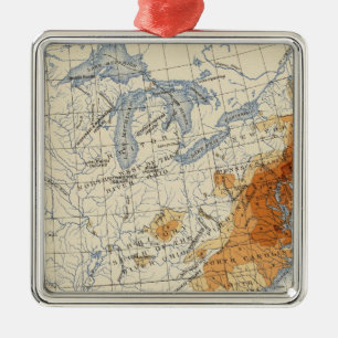 2 Population 1790 Metal Ornament