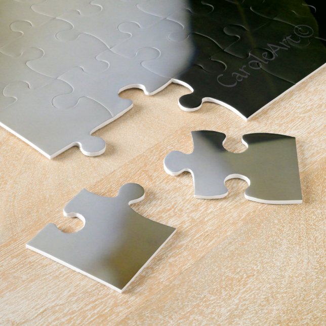 2 Pure White Gardenia Jigsaw Puzzle (Side)