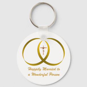2 rings & JESUS, Key Ring