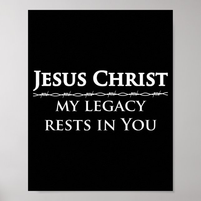 2 Samuel 7 Study Bible Verse Lord Jesus Christ Res Poster (Front)