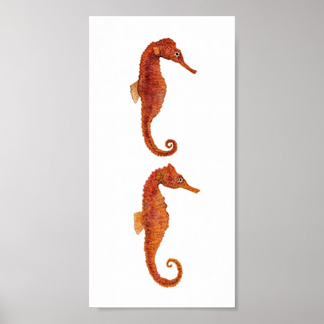 2 Seahorses Poster (Front)