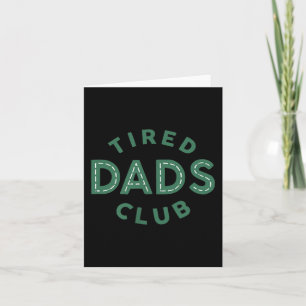 2 Side Tired Dads Club Construction Play Cars On Card