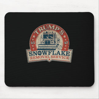 2 Side Trumps Snowflake Removal Service Funny Trum Mouse Pad