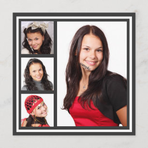 2 Sided Any Colour Photo Graduation Party Invitation