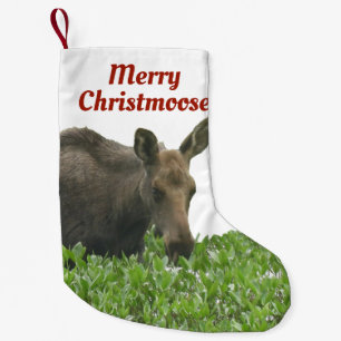 2 sided Christmas Stocking w/ moose