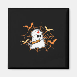 2 Sided Cute Ghost In My Spooky Nurse Era Hallowee Magnet