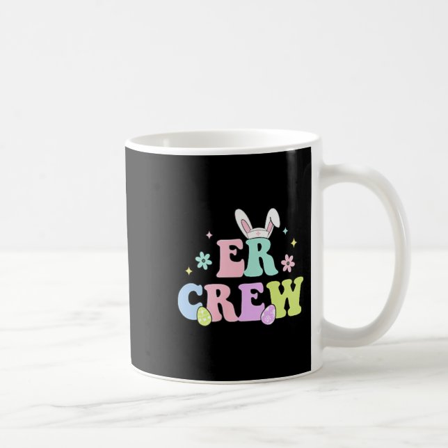 2 Sided ER Crew ER Dept Easter Nurse Emergency Coffee Mug (Right)