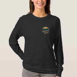 2 Sided Huntington Beach Surf City California Vint T-Shirt
