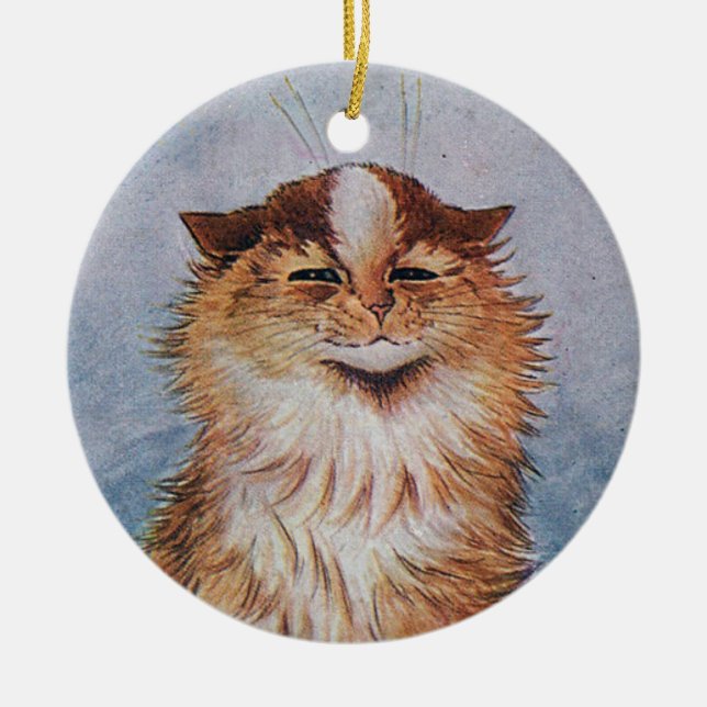 2-Sided Mischievous Cats • Louis Wain • Ornament  (Front)