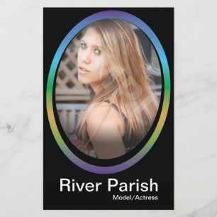 2 sided Model Headshot Cards Models Actors