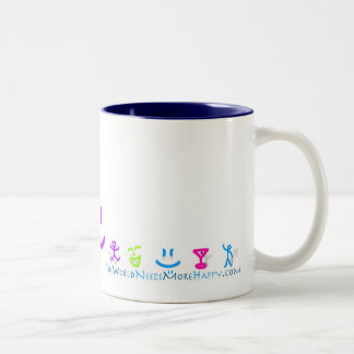 2-Sided More Happy Icon Mug
