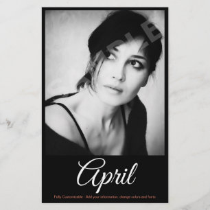 2 sided Photo Model Actor Comp Zed Card 