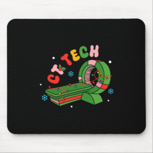 (2 Sided) Santa's Favorite Ct Tech Christmas Techn Mouse Pad